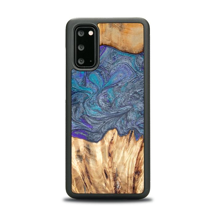 Samsung Galaxy S20 Handyhülle aus Harz und Holz - Synergy#D132