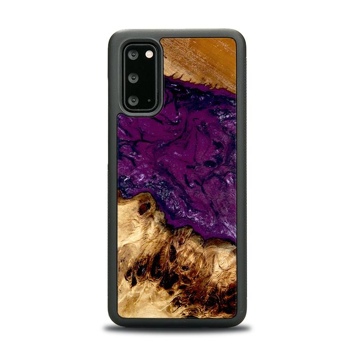 Samsung Galaxy S20 Handyhülle aus Harz und Holz - Synergy#D134