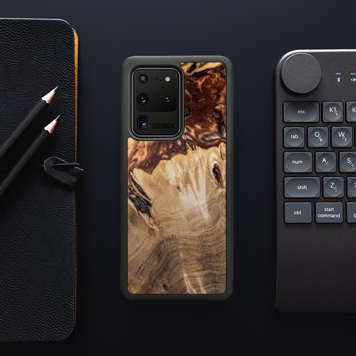 Samsung Galaxy S20 Ultra Handyhülle aus Harz und Holz - SYNERGY#A100