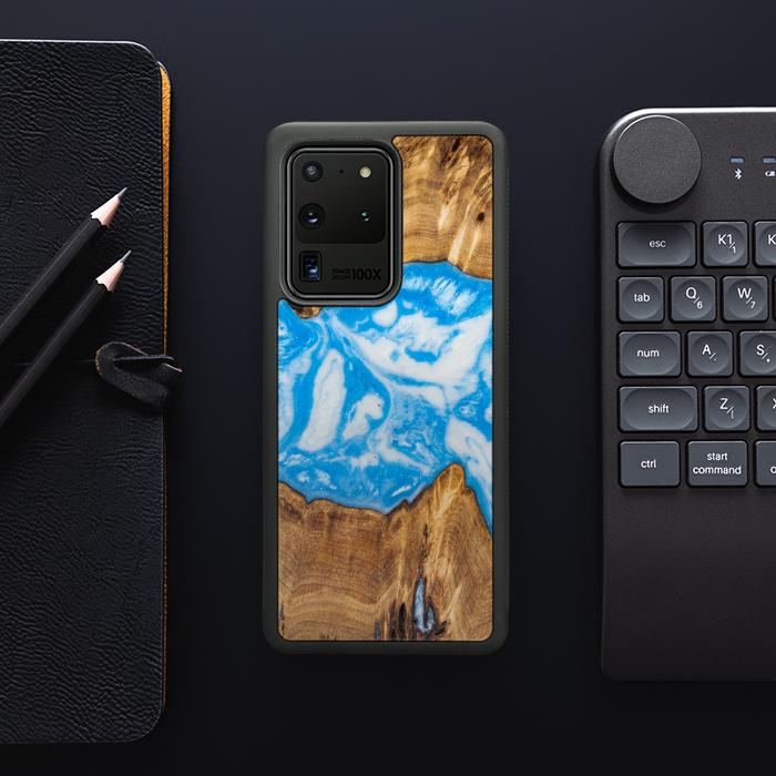 Samsung Galaxy S20 Ultra Handyhülle aus Harz und Holz - SYNERGY#A29