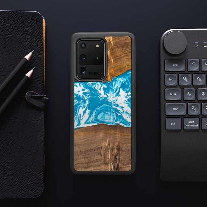 Samsung Galaxy S20 Ultra Handyhülle aus Harz und Holz - SYNERGY#A7