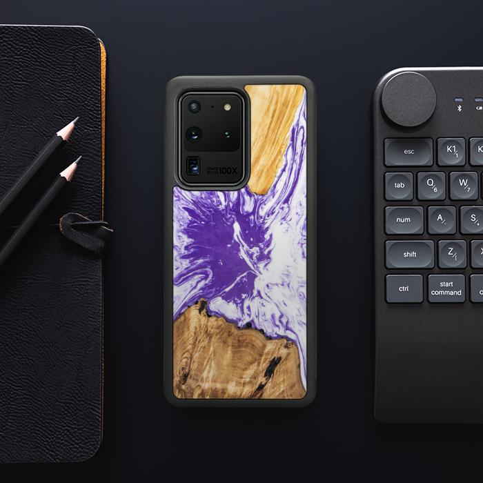 Samsung Galaxy S20 Ultra Handyhülle aus Harz und Holz - SYNERGY#A79