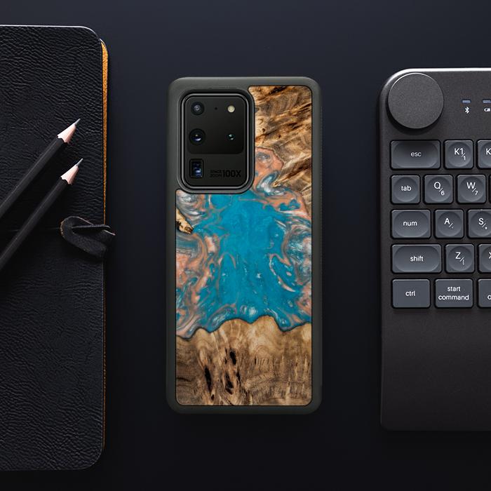 Samsung Galaxy S20 Ultra Handyhülle aus Harz und Holz - SYNERGY#A97