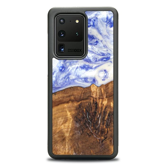 Samsung Galaxy S20 Ultra Handyhülle aus Harz und Holz - SYNERGY#B04