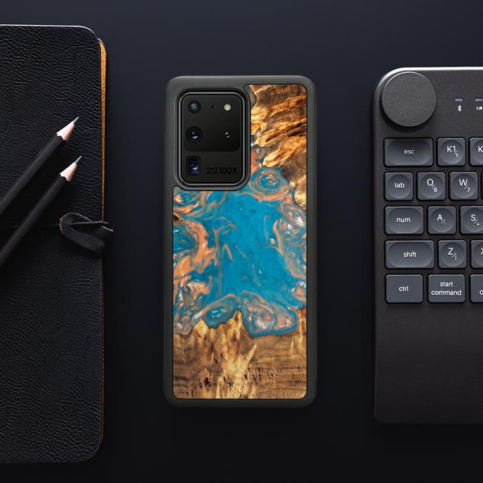 Samsung Galaxy S20 Ultra Handyhülle aus Harz und Holz - SYNERGY#B22