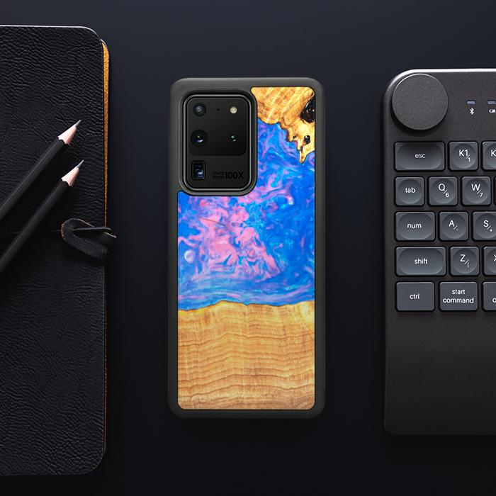 Samsung Galaxy S20 Ultra Handyhülle aus Harz und Holz - SYNERGY#B23