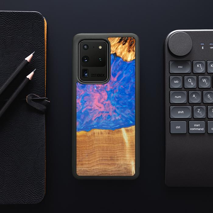 Samsung Galaxy S20 Ultra Handyhülle aus Harz und Holz - SYNERGY#B29