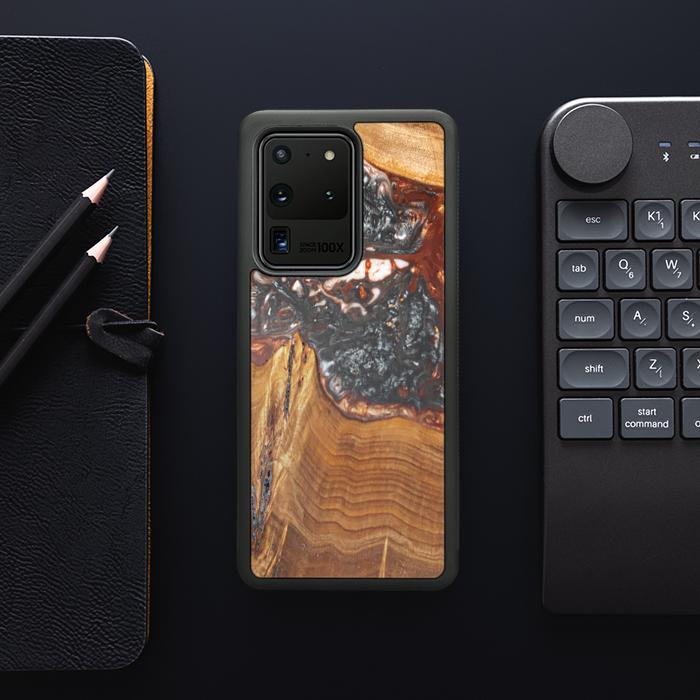 Samsung Galaxy S20 Ultra Handyhülle aus Harz und Holz - SYNERGY#B37