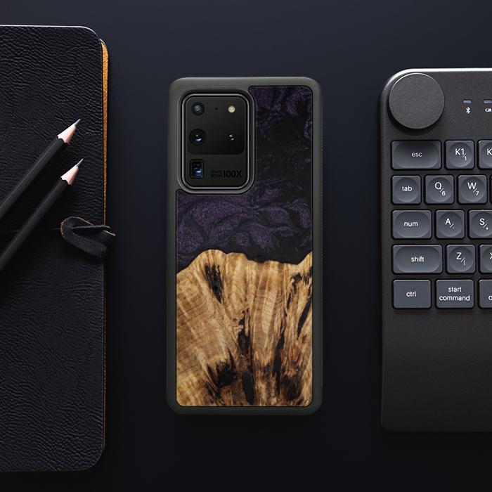 Samsung Galaxy S20 Ultra Handyhülle aus Harz und Holz - SYNERGY#C31
