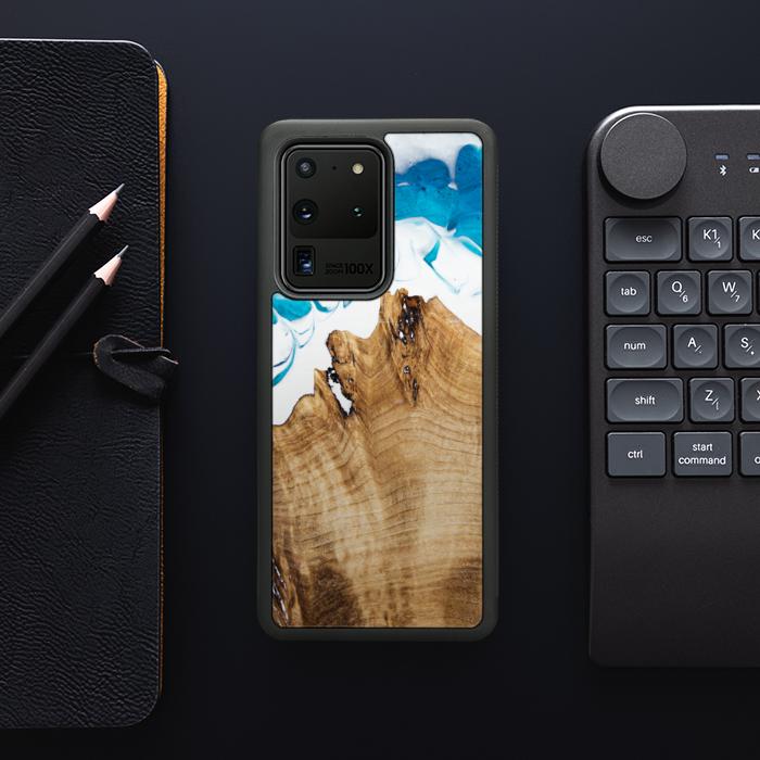 Samsung Galaxy S20 Ultra Handyhülle aus Harz und Holz - SYNERGY#C41
