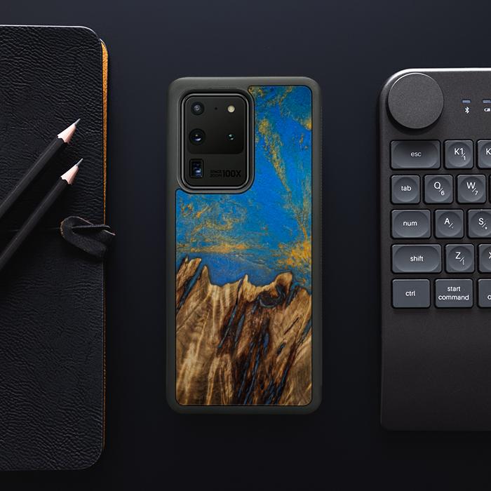 Samsung Galaxy S20 Ultra Handyhülle aus Harz und Holz - SYNERGY#C43