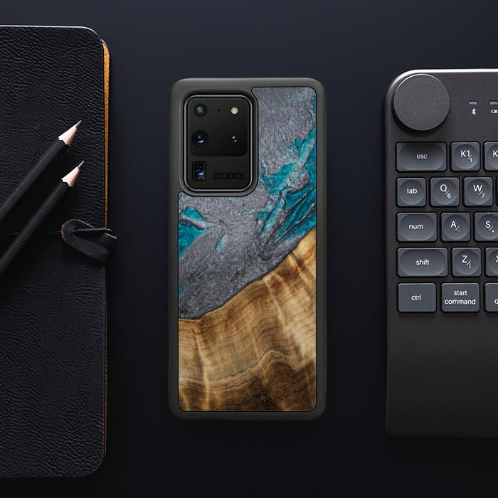 Samsung Galaxy S20 Ultra Handyhülle aus Harz und Holz - Synergy#C45