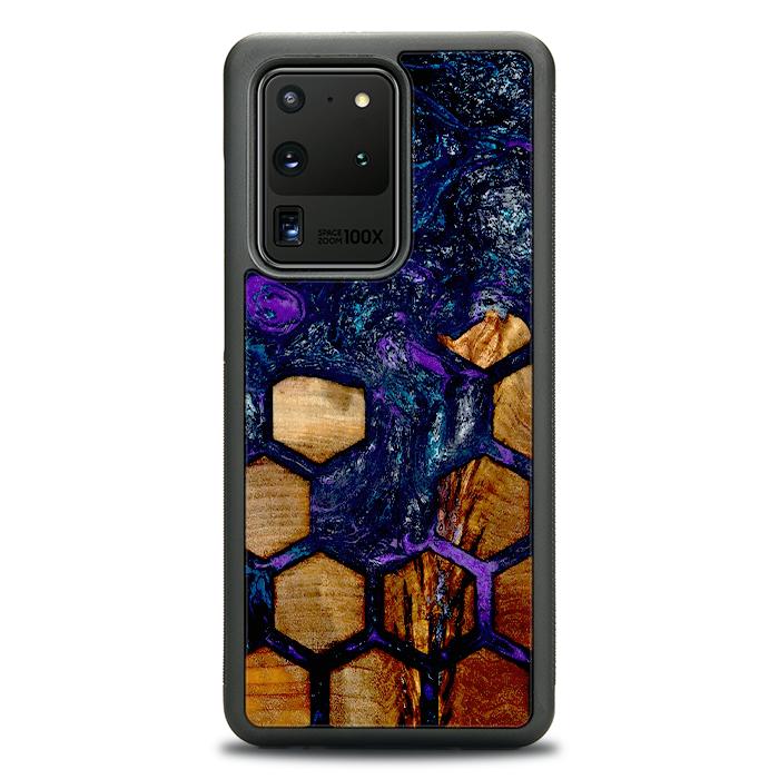 Samsung Galaxy S20 Ultra Handyhülle aus Harz und Holz - Synergy#D105