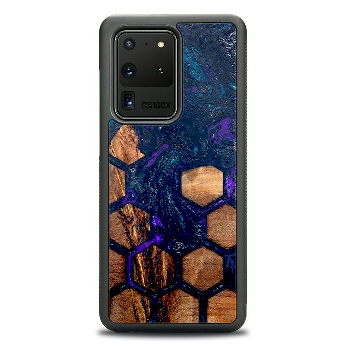Samsung Galaxy S20 Ultra Handyhülle aus Harz und Holz - Synergy#D106