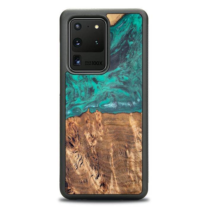 Samsung Galaxy S20 Ultra Handyhülle aus Harz und Holz - Synergy#D108