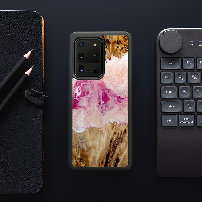 Samsung Galaxy S20 Ultra Handyhülle aus Harz und Holz - Synergy#D119