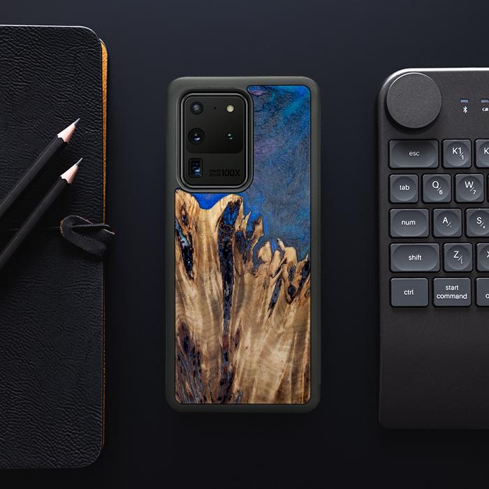 Samsung Galaxy S20 Ultra Handyhülle aus Harz und Holz - Synergy#D120