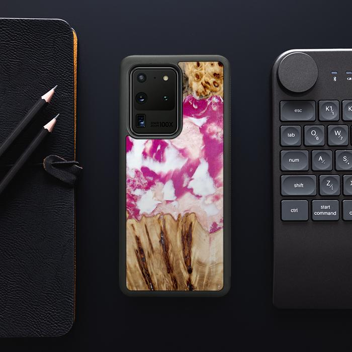 Samsung Galaxy S20 Ultra Handyhülle aus Harz und Holz - Synergy#D124