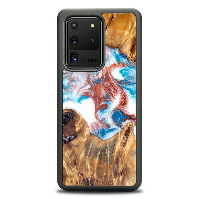 Samsung Galaxy S20 Ultra Handyhülle aus Harz und Holz - Synergy#D125