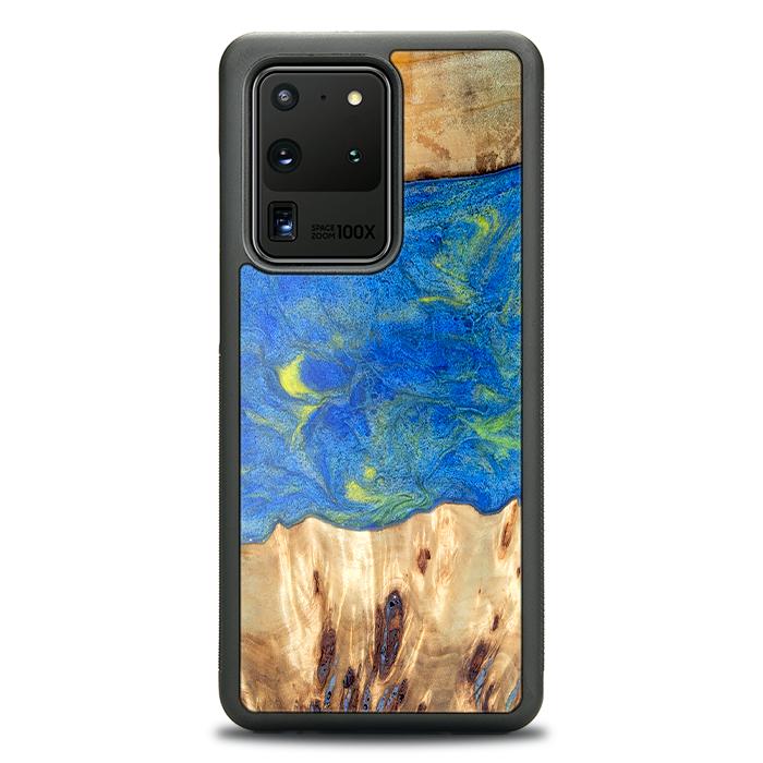 Samsung Galaxy S20 Ultra Handyhülle aus Harz und Holz - Synergy#D131