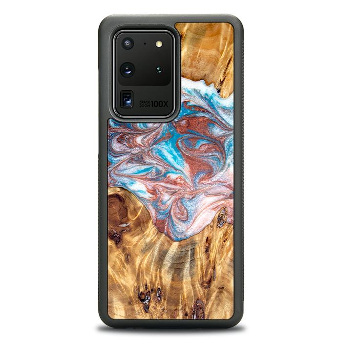Samsung Galaxy S20 Ultra Handyhülle aus Harz und Holz - Synergy#D138