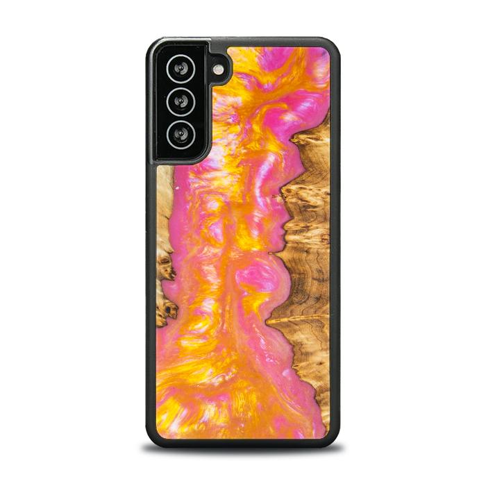 Samsung Galaxy S21 FE Handyhülle aus Harz und Holz - SYNERGY#A20