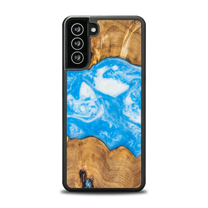 Samsung Galaxy S21 FE Handyhülle aus Harz und Holz - SYNERGY#A32