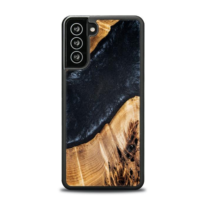 Samsung Galaxy S21 FE Handyhülle aus Harz und Holz - SYNERGY#A54