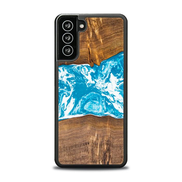 Samsung Galaxy S21 FE Handyhülle aus Harz und Holz - SYNERGY#A7