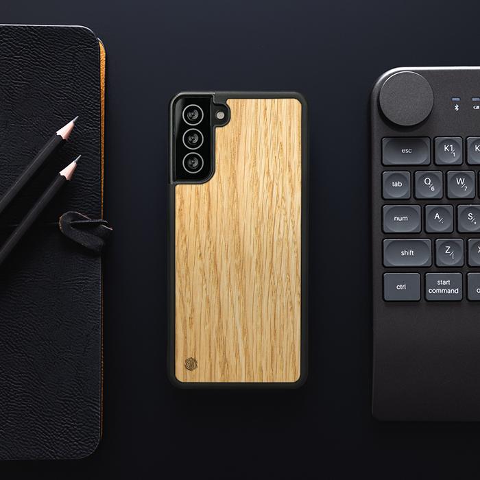 Samsung Galaxy S21 Handyhülle aus Holz - Eiche