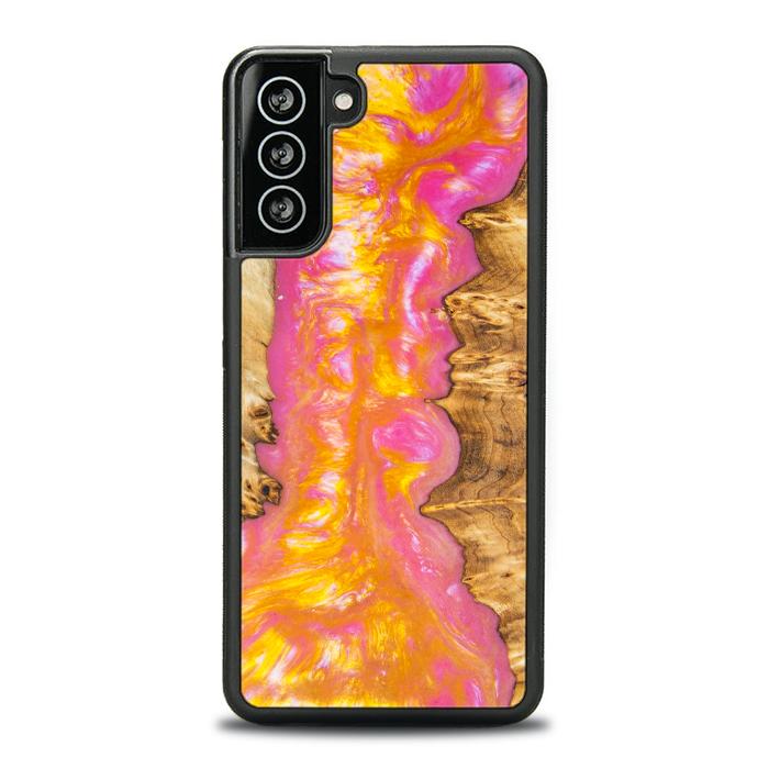 Samsung Galaxy S21 Plus Handyhülle aus Harz und Holz - SYNERGY#A20
