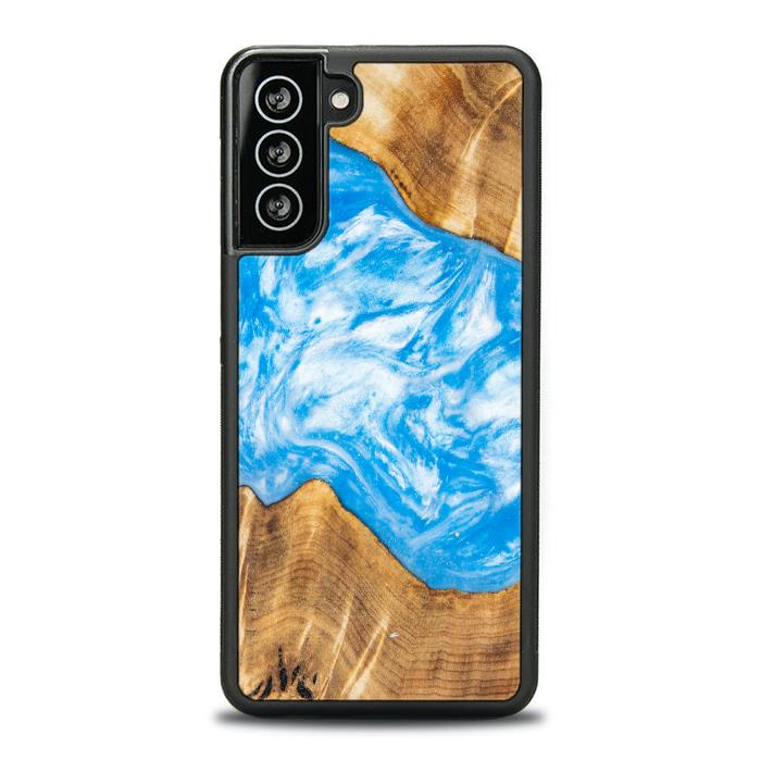 Samsung Galaxy S21 Plus Handyhülle aus Harz und Holz - SYNERGY#A28