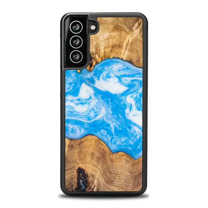 Samsung Galaxy S21 Plus Handyhülle aus Harz und Holz - SYNERGY#A31