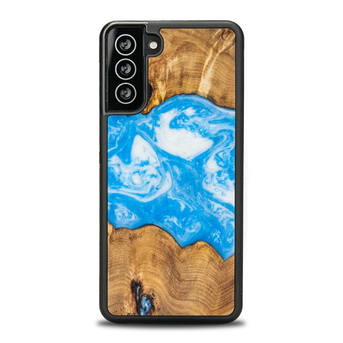 Samsung Galaxy S21 Plus Handyhülle aus Harz und Holz - SYNERGY#A32