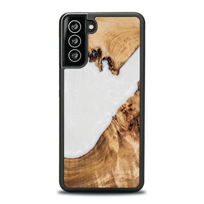 Samsung Galaxy S21 Plus Handyhülle aus Harz und Holz - SYNERGY#A67