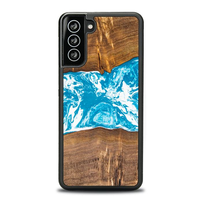 Samsung Galaxy S21 Plus Handyhülle aus Harz und Holz - SYNERGY#A7