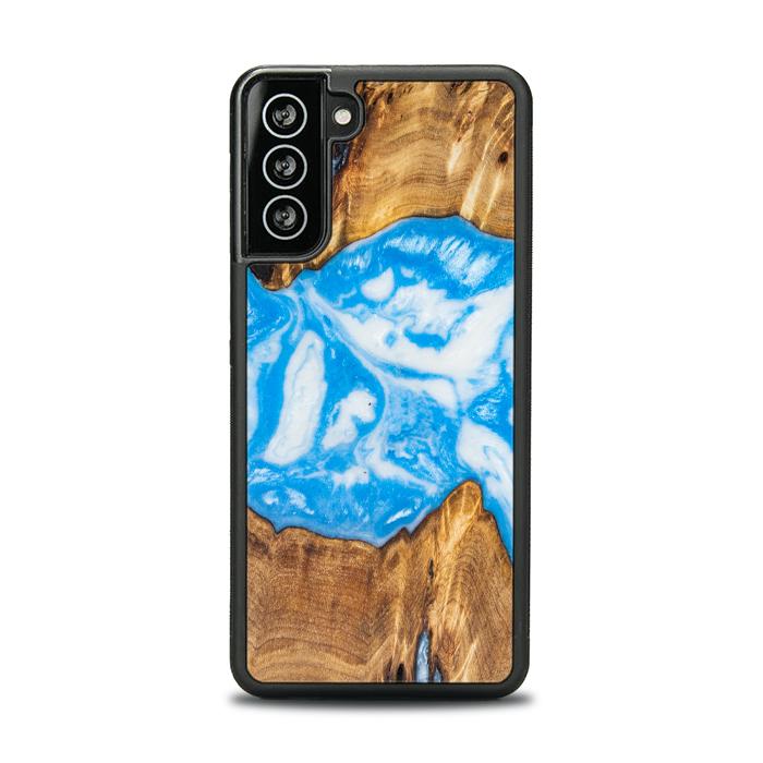 Samsung Galaxy S21 Handyhülle aus Harz und Holz - SYNERGY#A29