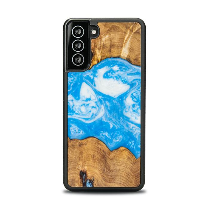 Samsung Galaxy S21 Handyhülle aus Harz und Holz - SYNERGY#A32