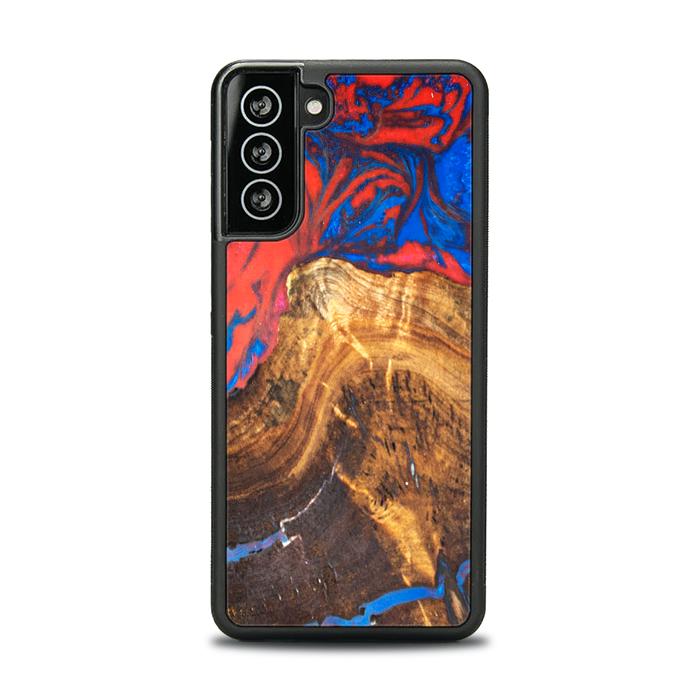 Samsung Galaxy S21 Handyhülle aus Harz und Holz - SYNERGY#B31