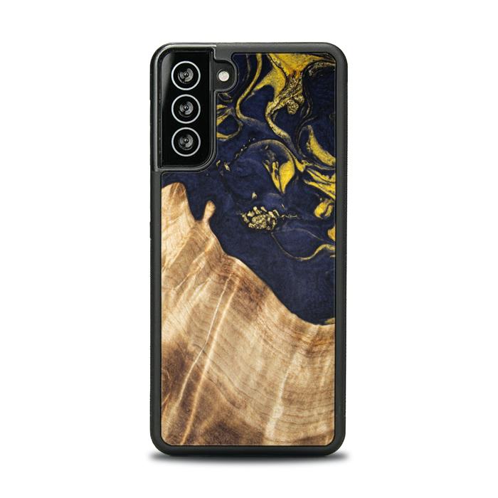 Samsung Galaxy S21 Handyhülle aus Harz und Holz - SYNERGY#C26