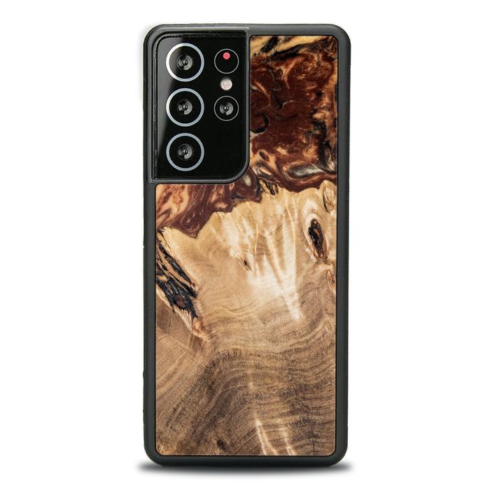Samsung Galaxy S21 Ultra Handyhülle aus Harz und Holz - SYNERGY#A100