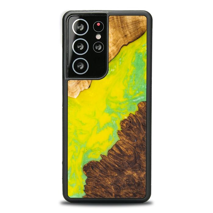 Samsung Galaxy S21 Ultra Handyhülle aus Harz und Holz - SYNERGY#A12