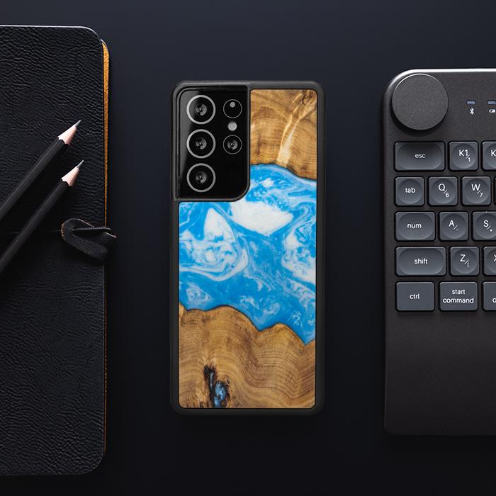 Samsung Galaxy S21 Ultra Handyhülle aus Harz und Holz - SYNERGY#A32