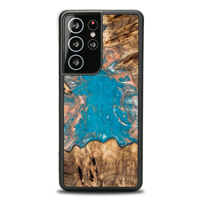 Samsung Galaxy S21 Ultra Handyhülle aus Harz und Holz - SYNERGY#A97