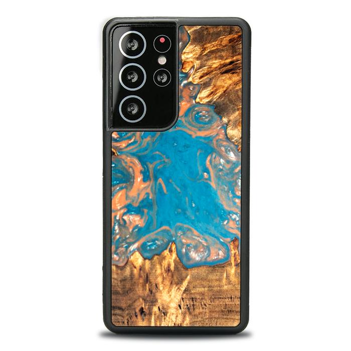 Samsung Galaxy S21 Ultra Handyhülle aus Harz und Holz - SYNERGY#B22