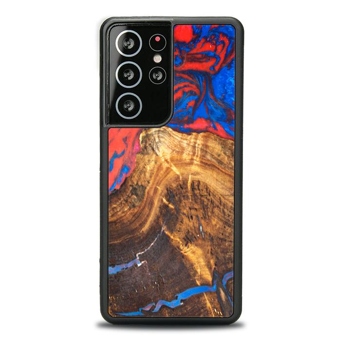Samsung Galaxy S21 Ultra Handyhülle aus Harz und Holz - SYNERGY#B31