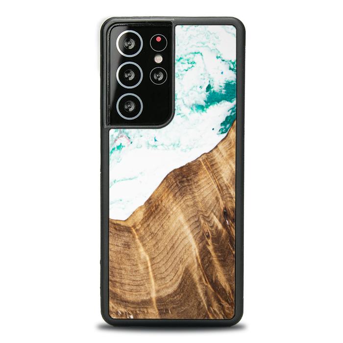 Samsung Galaxy S21 Ultra Handyhülle aus Harz und Holz - SYNERGY#C14