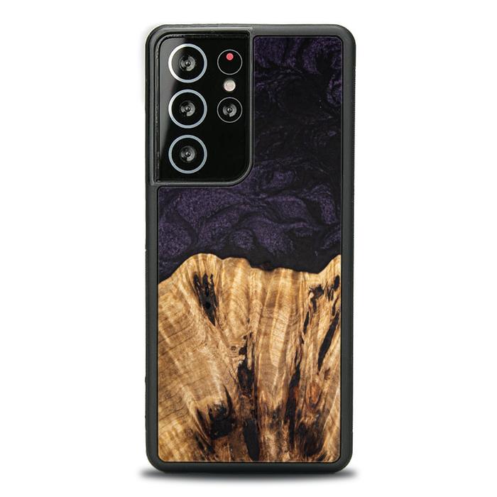 Samsung Galaxy S21 Ultra Handyhülle aus Harz und Holz - SYNERGY#C31
