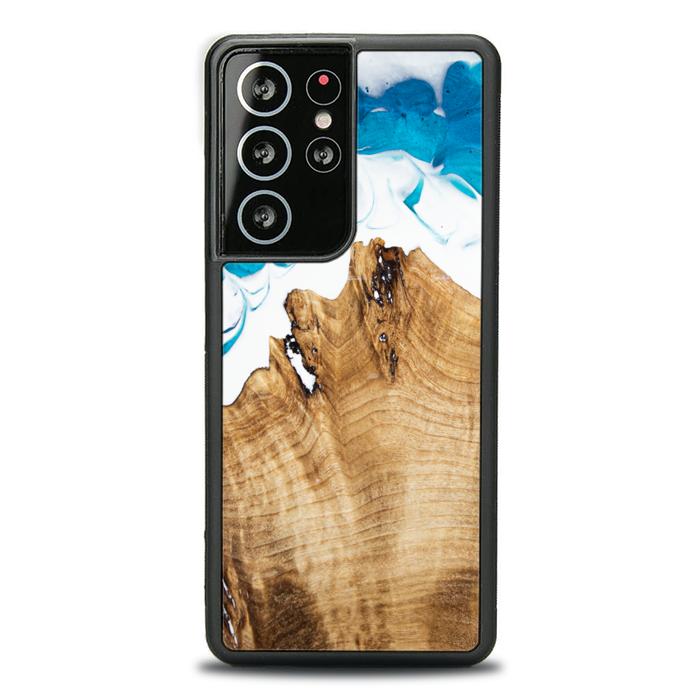 Samsung Galaxy S21 Ultra Handyhülle aus Harz und Holz - SYNERGY#C41