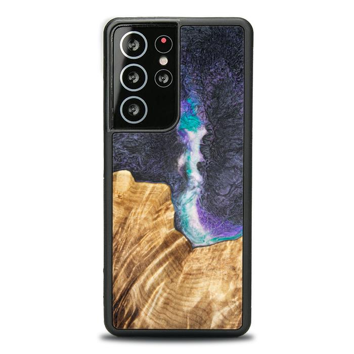 Samsung Galaxy S21 Ultra Handyhülle aus Harz und Holz - SYNERGY#C7